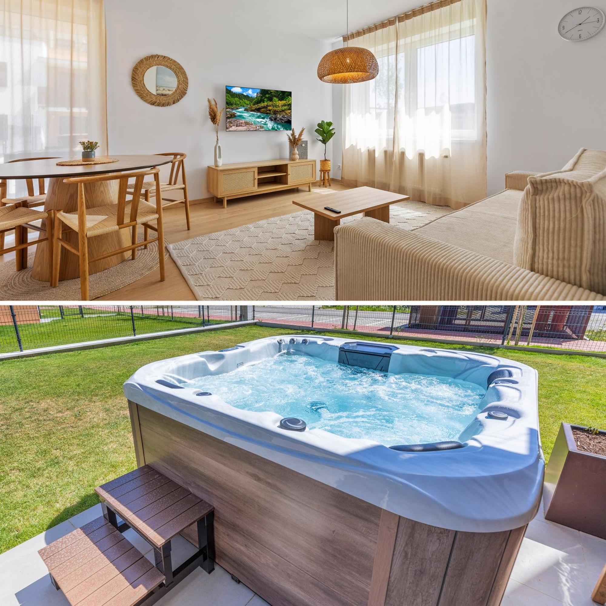 Boho Apt W Jacuzzi, Grill & Garden Modra Exterior foto